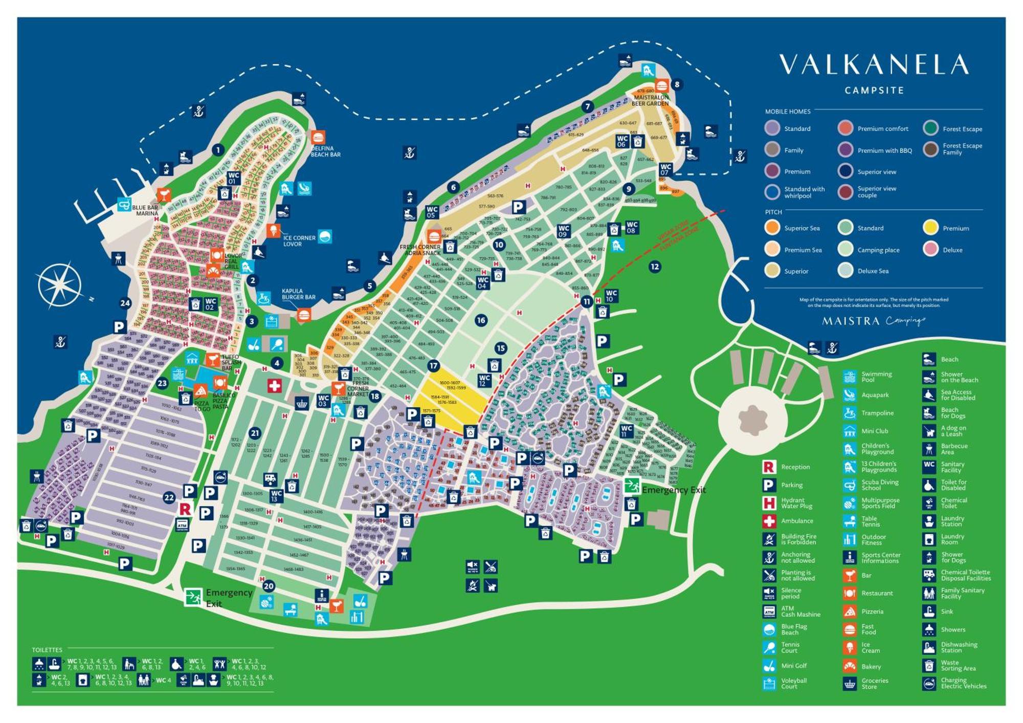 Maistra Camping Valkanela Pitches Funtana Buitenkant foto